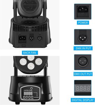 Betopper Lm70SR Cabeza Móvil para Fiestas