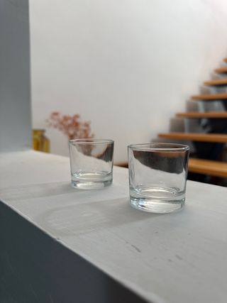 Vasos de chupito de cristal