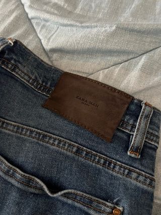 Jeans Zara Uomo Blu Scuro