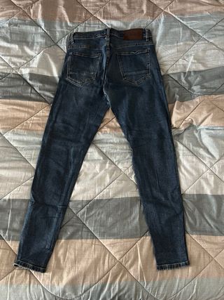 Jeans Zara Uomo Blu Scuro