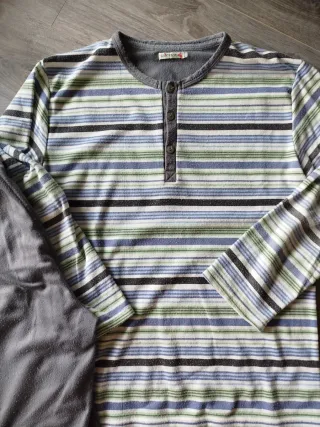 Pijama hombre rayas multicolor