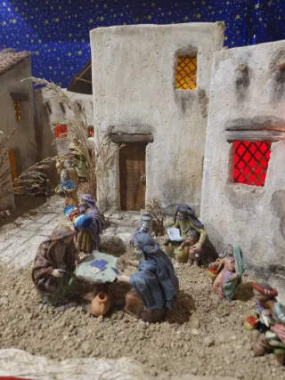 Casa de belen para figuras de 12- 14 cm