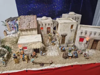 Casa de belen para figuras de 12- 14 cm