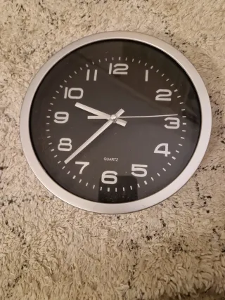 Reloj de Pared Negro