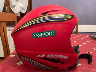 Casco sci Osbe rosso bambini