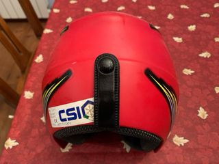 Casco sci Osbe rosso bambini