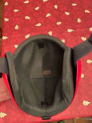 Casco sci Osbe rosso bambini