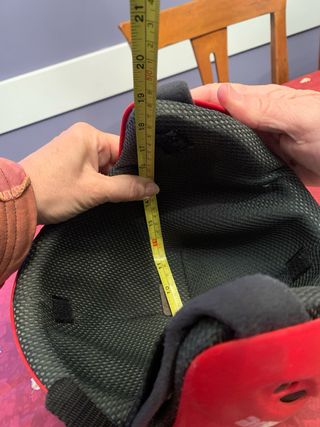 Casco sci Osbe rosso bambini