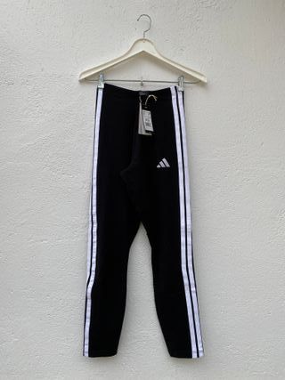 Leggings Adidas 3 Bandas Negro Talla XS