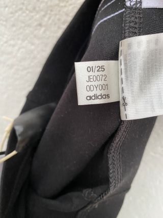 Leggings Adidas 3 Bandas Negro Talla XS