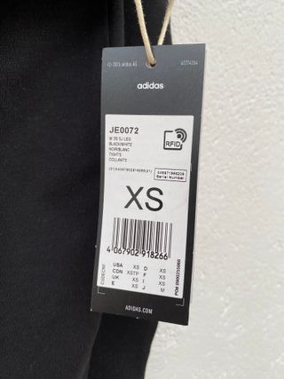 Leggings Adidas 3 Bandas Negro Talla XS