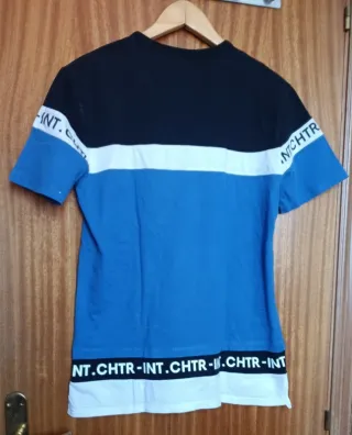 Camiseta Zara Tricolor Hombre T. S (Ver Medidas)