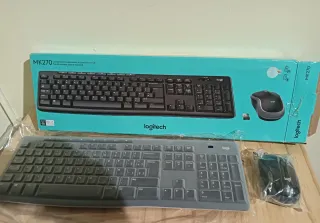 Teclado Ratón Logitech MK270 Negro Importante LEE