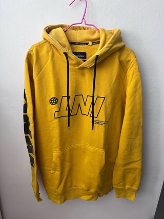 Sudadera Bershka amarilla talla S