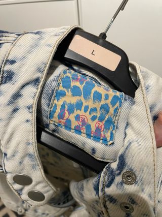 Chaleco vaquero desgastado talla 36