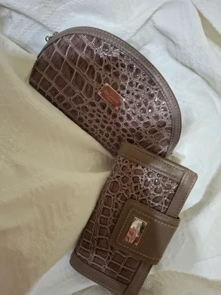 Neceser Guy Laroche Piel Cocodrilo