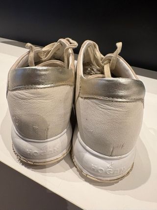 Hogan Interactive Pelle Scamosciata Beige/Oro 38.5