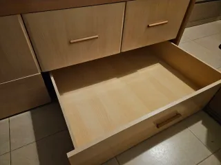 Cama individual con cajones + colchón opcional