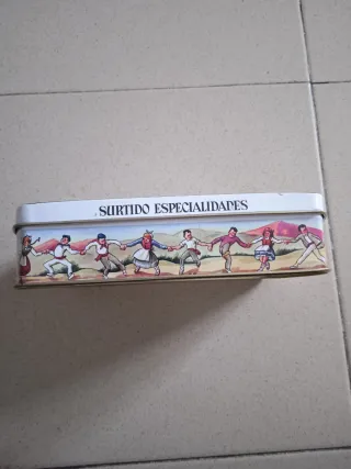 Lata antigua bombones Joya