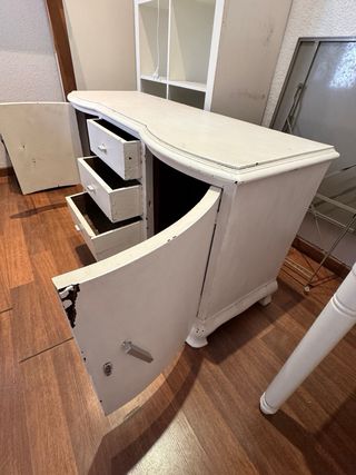 Aparador vintage in legno massello classico