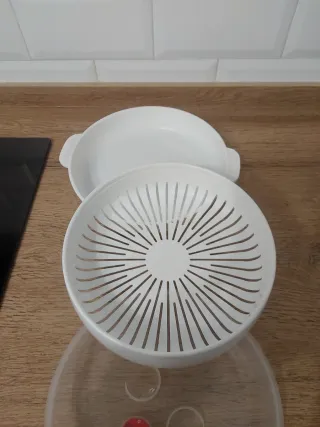 Vaporera Microondas y horno 25x25x14cm