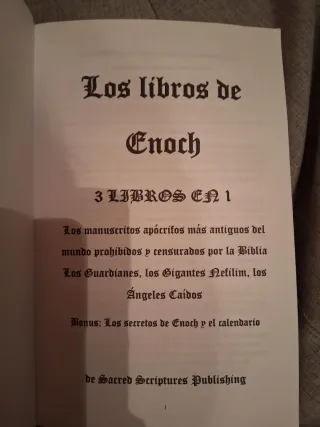 Los Libros de Enoc-3 Libros en 1