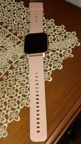Reloj Inteligente Mujer Rosa y Negro