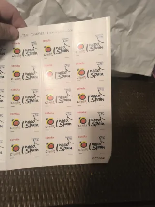 25 Sellos Correos Turismo 0,75€ 2013