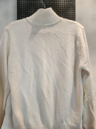 Chaqueta Invierno Mujer Cremallera Blanca