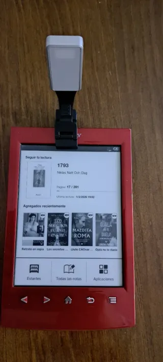Sony Reader PRS-T2 Ebook Rojo