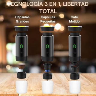 Cafetera Espresso Portátil 3 en 1