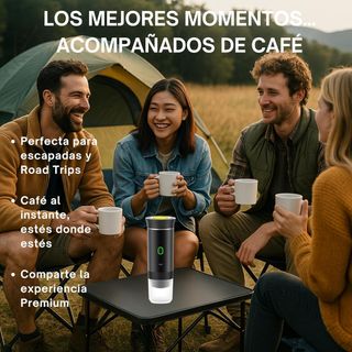 Cafetera Espresso Portátil 3 en 1