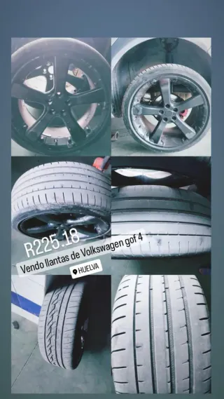 Llantas R18/ Volkswagen Golf 4 (4 unidades)