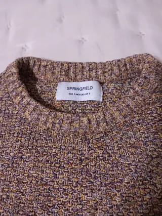 Jersey hombre punto multicolor