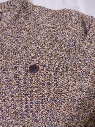 Jersey hombre punto multicolor