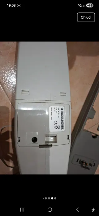 Aspirapolvere aspirabriciole Black & Decker HC 431