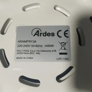 Freidora de aire Ardes