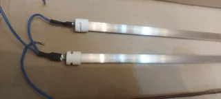 Lote 2 resistencias 400W cada una. Cuarzo.