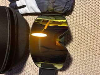 Gafas de esquí y guantes talla m-l con funda