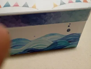 Caja joyero decorada con motivos marinos