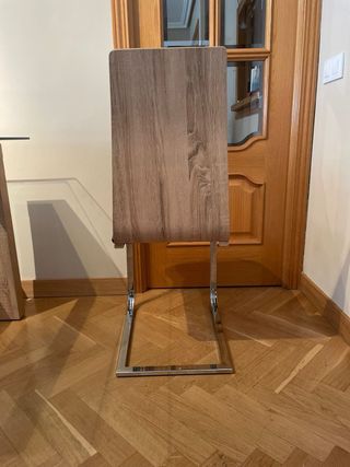 Mesa Comedor Cristal y 6 Sillas Madera