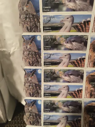 16 Sellos Correos Animales 2014