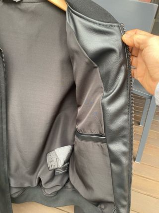 Cazadora bomber Zara hombre negra