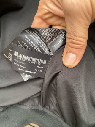 Cazadora bomber Zara hombre negra