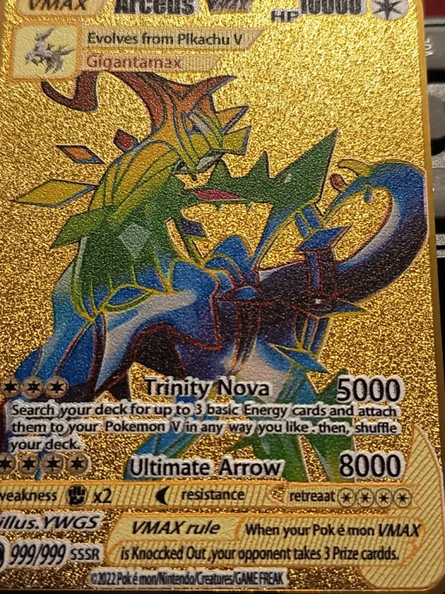 Carta Pokmon Arceus VMAX Gigantamax de segunda mano por 35 EUR en Picanya  en WALLAPOP