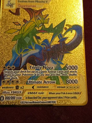 Carta Pokémon Arceus VMAX Gigantamax