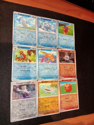 81 Cartas Pokémon REVERSE
