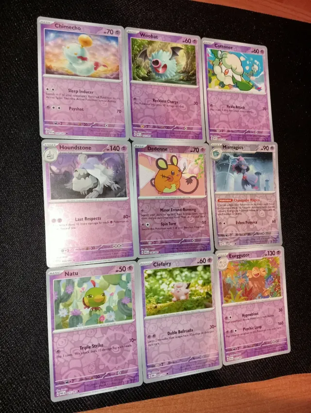 81 Cartas Pokémon REVERSE