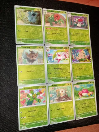 81 Cartas Pokémon REVERSE