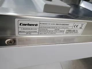 Lavavajillas Corberó Blanco
